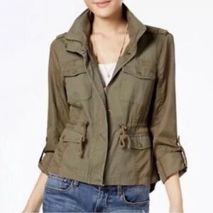 American Rag Bella twilight barn jacket Utility Jacket Olive Green Casual Sz. XS